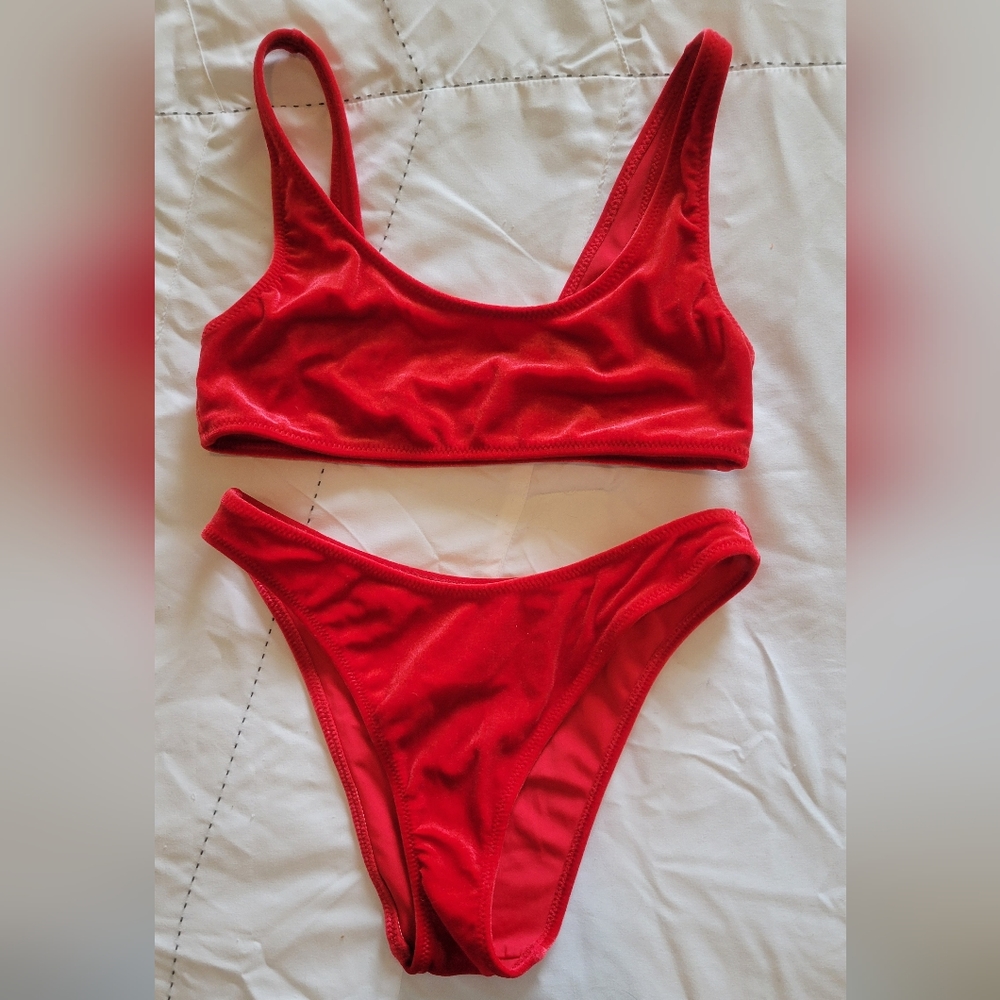 Kendall & Kylie Red Bikini Set